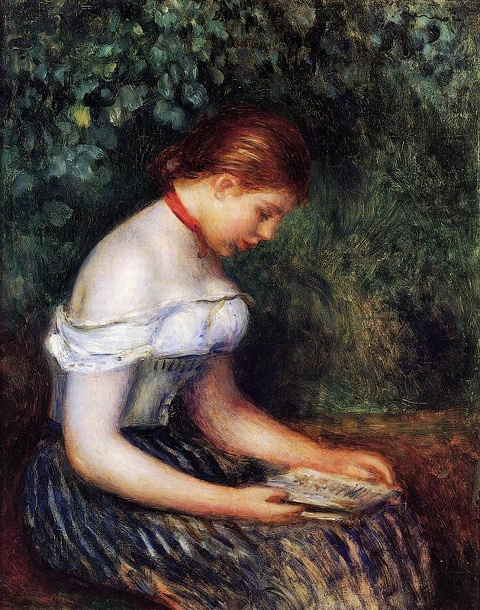 Pierre Auguste Renoir - Joven leyendo (1887)